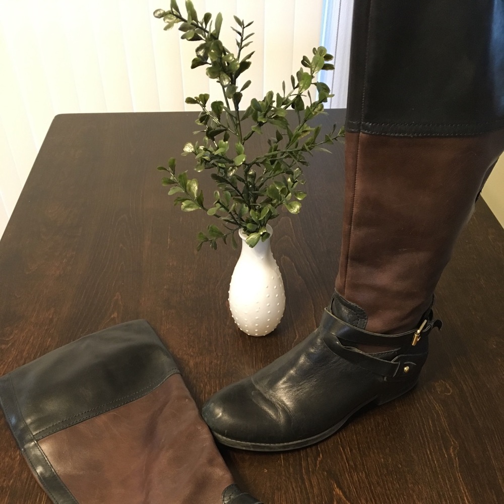 Audrey Brooke Tall Leather Boots